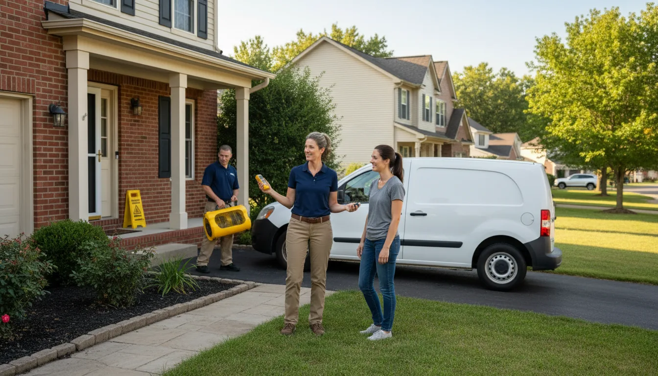 Water restoration image for Dehumidification And Cleanup Services in Turtletown, TN